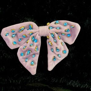 WEEKEND 50% OFF SALE!!! 
Lele Sadoughi Lilac Ocean Blue Candied Jewel Bow!